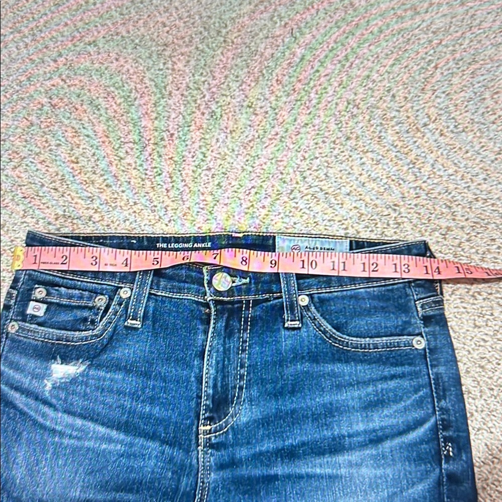 AG Super Skinny The Legging Ankle Jean, 25R - Picture 13 of 16